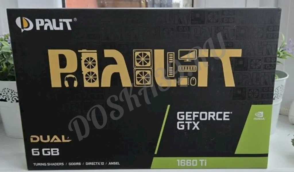 Видеокарта Palit Geforce Gtx 1660 Ti Dual PCI-E 6g